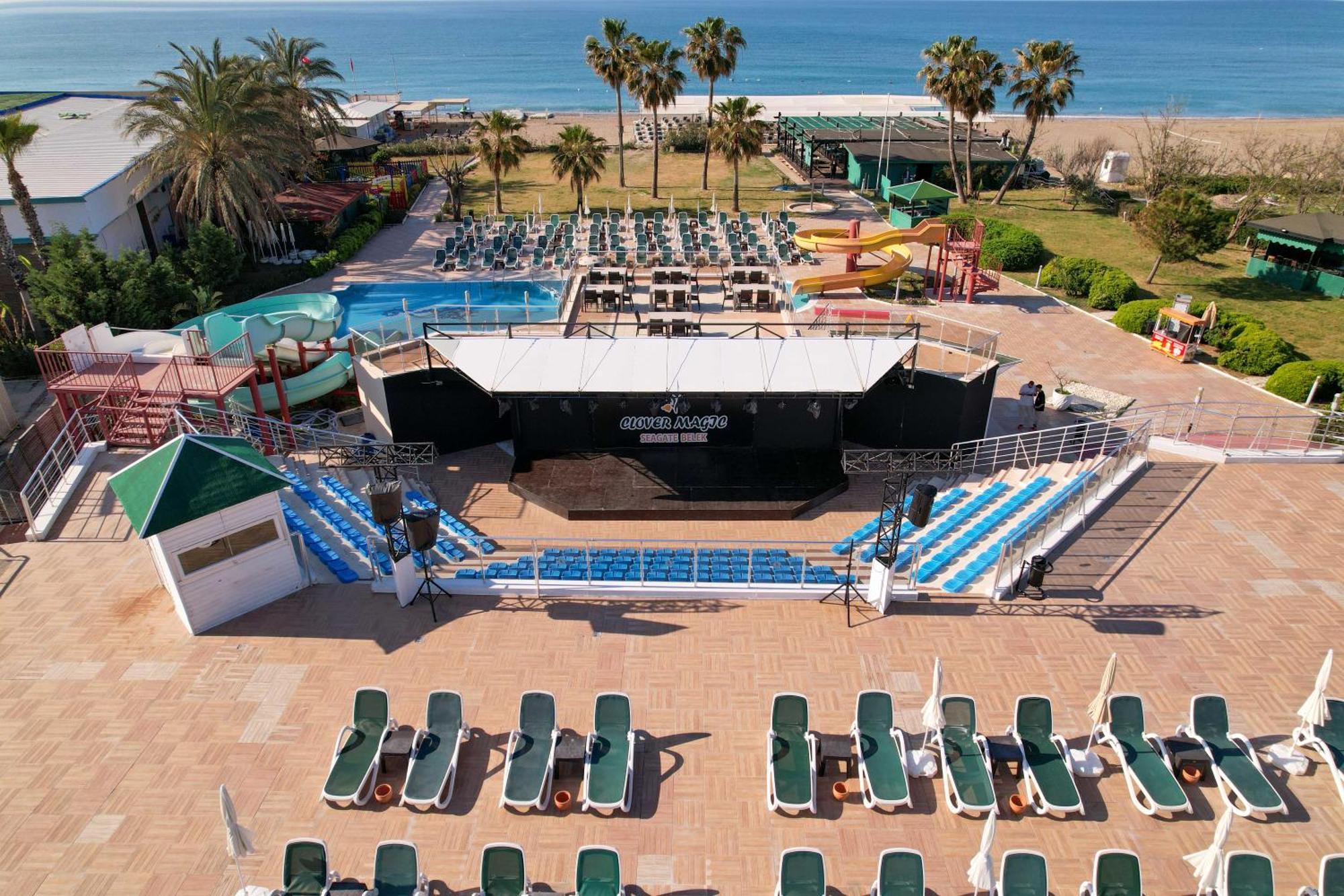 Hotel Clover Magic Seagate Belek Antalia Esterno foto